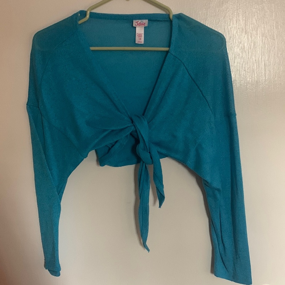 Cropped Blue top